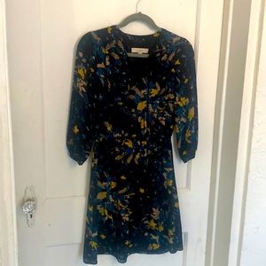 Loft botanical dress. Size XS. Wore twice
